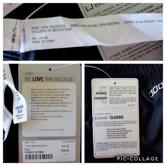 Lorna Jane Bambi Running Shorts - Picture 7 of 7